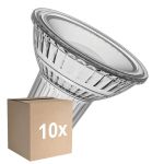 Multipack 10x Ledvance LED Reflector GU10 PAR16 6.9W 650lm 120D - 940 Cool White| Dimmable - Replaces 80W