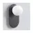 Emibig Wall and Ceiling Light Viva Steel Black | Suitable for 1x G9 - Max 8W